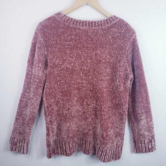 Orvis Chenille Pullover Crew Neck Sweater Size L Large - Picture 2 of 6